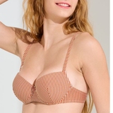 Lisca Bademode Lascari rot/weiß gemoldefer bikini bh