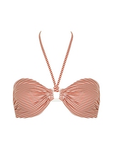 Lisca Bademode Lascari rot/weiß unwattierter bikini bh