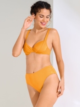 Lisca Bademode Karpathos ocker gelb unwattierter bikini bh