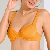 Lisca Bademode Karpathos ocker gelb unwattierter bikini bh