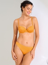 Lisca Bademode Karpathos ocker gelb gemoldefer bikini bh