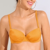 Lisca Bademode Karpathos ocker gelb gemoldefer bikini bh