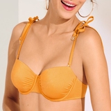Lisca Bademode Karpathos ocker gelb unwattierter bikini bh
