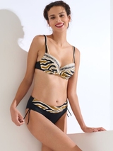 Lisca Bademode Tanzania schwarz gemoldefer bikini bh