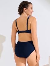 Lisca Bademode Uvita blau unwattierter bikini bh