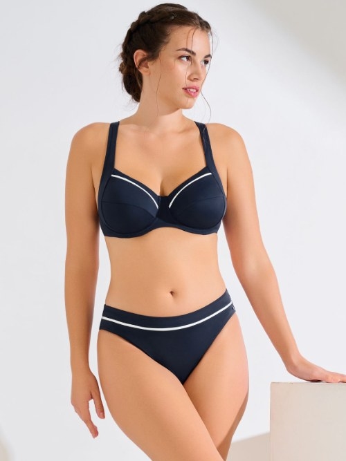 Lisca Bademode Uvita blau bikini slip