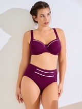 Lisca Bademode Uvita weinrot unwattierter bikini bh