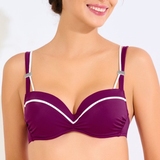 Lisca Bademode Uvita weinrot gemoldefer bikini bh