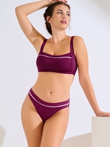 Lisca Bademode Uvita weinrot unwattierter bikini bh
