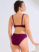 Lisca Bademode Uvita weinrot unwattierter bikini bh