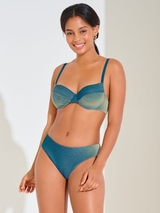 Lisca Bademode Nairobi türkis unwattierter bikini bh