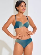 Lisca Bademode Nairobi türkis gemoldefer bikini bh