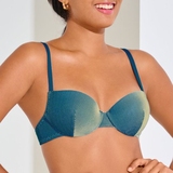 Lisca Bademode Nairobi türkis gemoldefer bikini bh