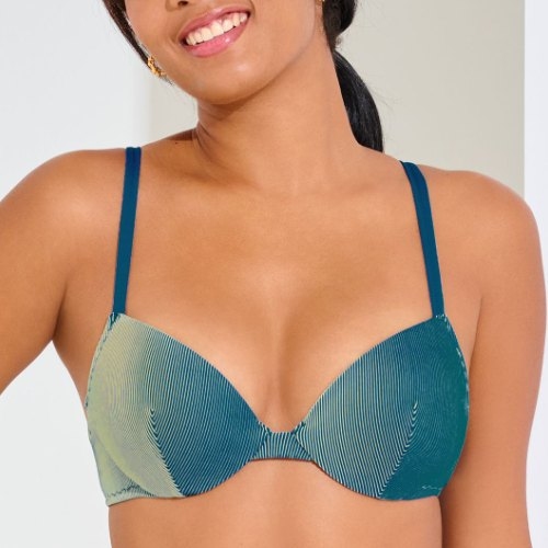 Lisca Bademode Nairobi türkis push up bikini bh