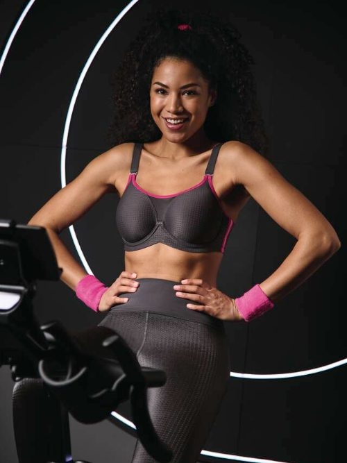 Anita Aktiv Leistung wireX grau/pink sport bh