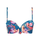 Lisca Bademode Rimini blau push up bikini bh