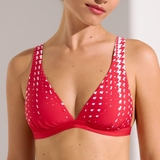Lisca Bademode Quito rot unwattierter bikini bh