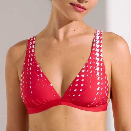 Lisca Bademode Quito rot unwattierter bikini bh
