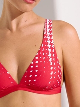Lisca Bademode Quito rot unwattierter bikini bh