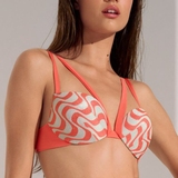 Lisca Bademode Iceland koralle push up bikini bh