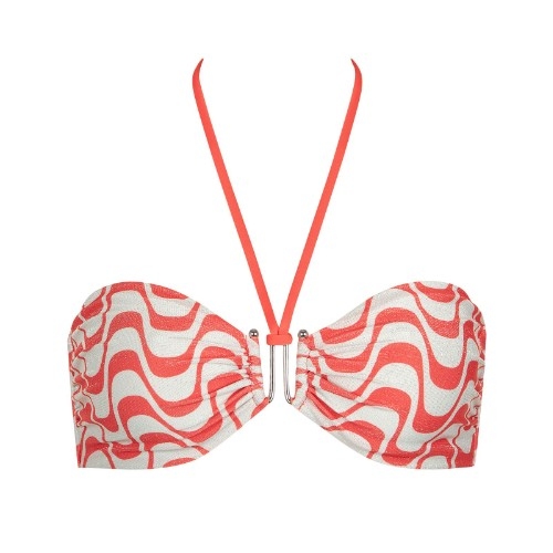 Lisca Bademode Iceland koralle unwattierter bikini bh