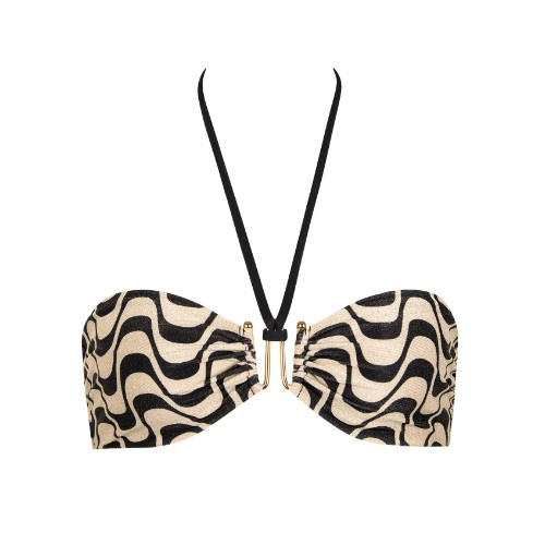 Lisca Bademode Iceland schwarz unwattierter bikini bh