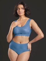 Anita Essentials  blau nicht geformter bh