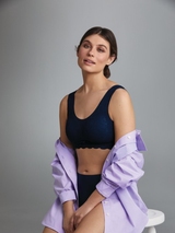 Anita Essentials  navy-blau nicht geformter bh