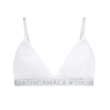 Chicamala Basic weiß nicht geformter bh