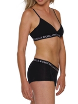 Chicamala Basic schwarz nicht geformter bh