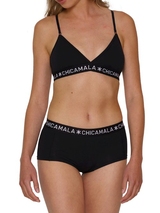Chicamala Basic schwarz nicht geformter bh