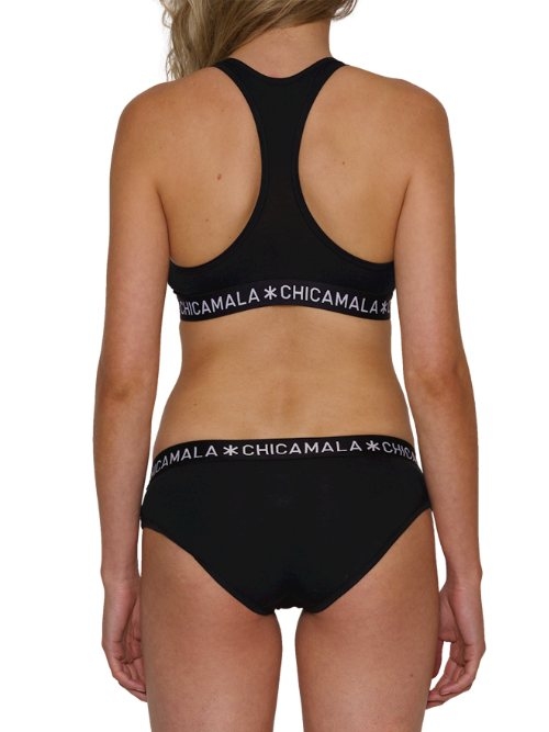 Chicamala Basic schwarz nicht geformter bh