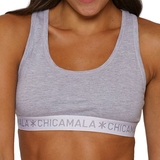 Chicamala Basic grau nicht geformter bh