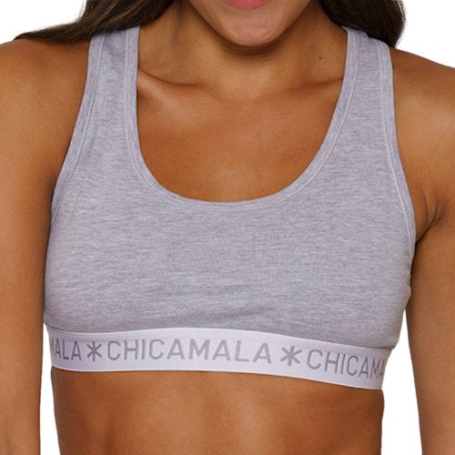 Chicamala Basic grau nicht geformter bh