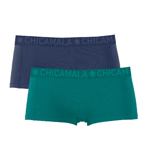 Chicamala Solid blau/grün hipster