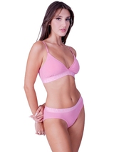 Chicamala Solid pink/grün slip