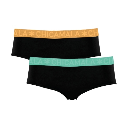 Chicamala Solid schwarz slip