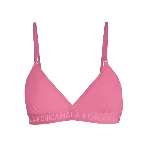 Chicamala Solid pink nicht geformter bh