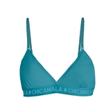 Chicamala Solid grün nicht geformter bh