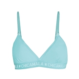 Chicamala Solid schwarz/grün nicht geformter bh