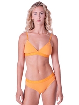 Chicamala Solid orange nicht geformter bh