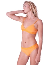 Chicamala Solid orange nicht geformter bh