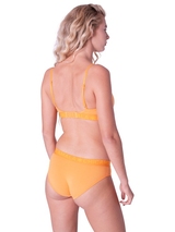 Chicamala Solid orange nicht geformter bh