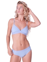 Chicamala Solid baby blau nicht geformter bh