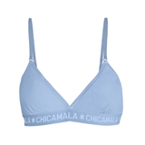 Chicamala Solid baby blau nicht geformter bh