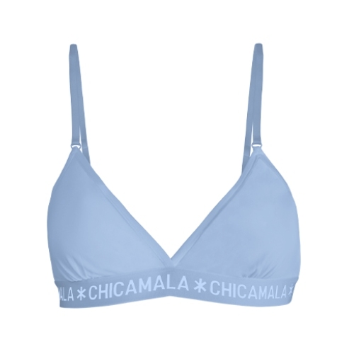 Chicamala Solid baby blau nicht geformter bh