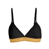 Chicamala Solid schwarz/orange nicht geformter bh
