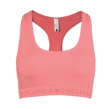 Chicamala Solid koralle nicht geformter bh