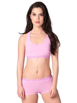 Chicamala Solid pink nicht geformter bh