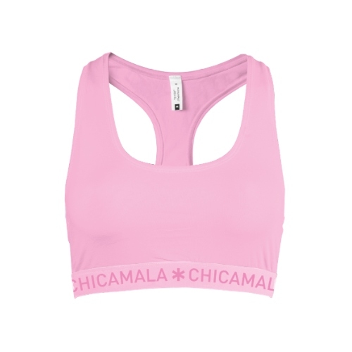 Chicamala Solid pink nicht geformter bh